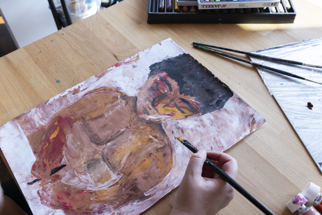 Gestaltungsprozess in meinem Atelier